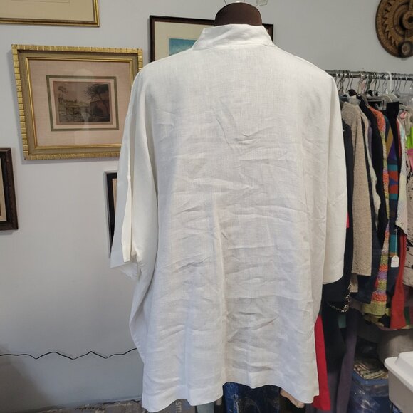 Eskandar European Design 100% Linen Top Size - Picture 7 of 11